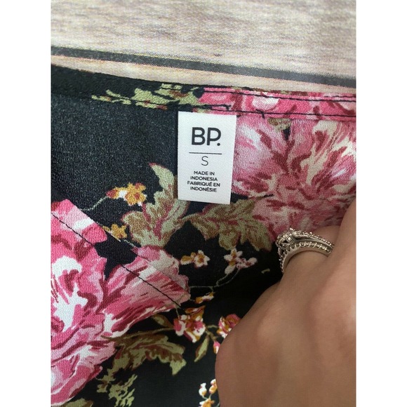 BP Midi Slip Dress Pink Shock Spaced Tea Rose Size Small - Picture 5 of 8